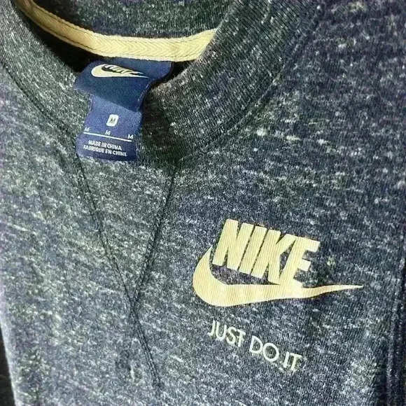 Nike Womens Athletic Blue Tennis Dress Logo Pockets Crew Sleeveless M - Picture 6 of 11